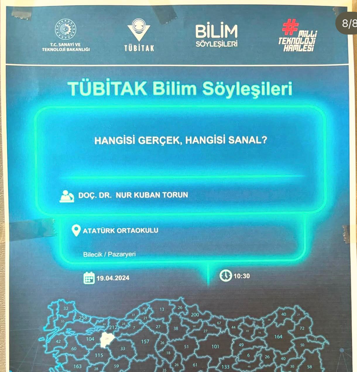 Tübitak Bilim Söyleşileri 2024- Hangisi Gerçek Hangisi Sanal